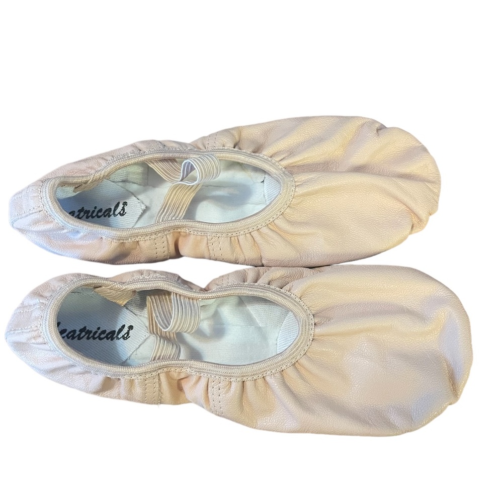 Theatricals Pink Leather Ballet Slippers Size 4M //T2800